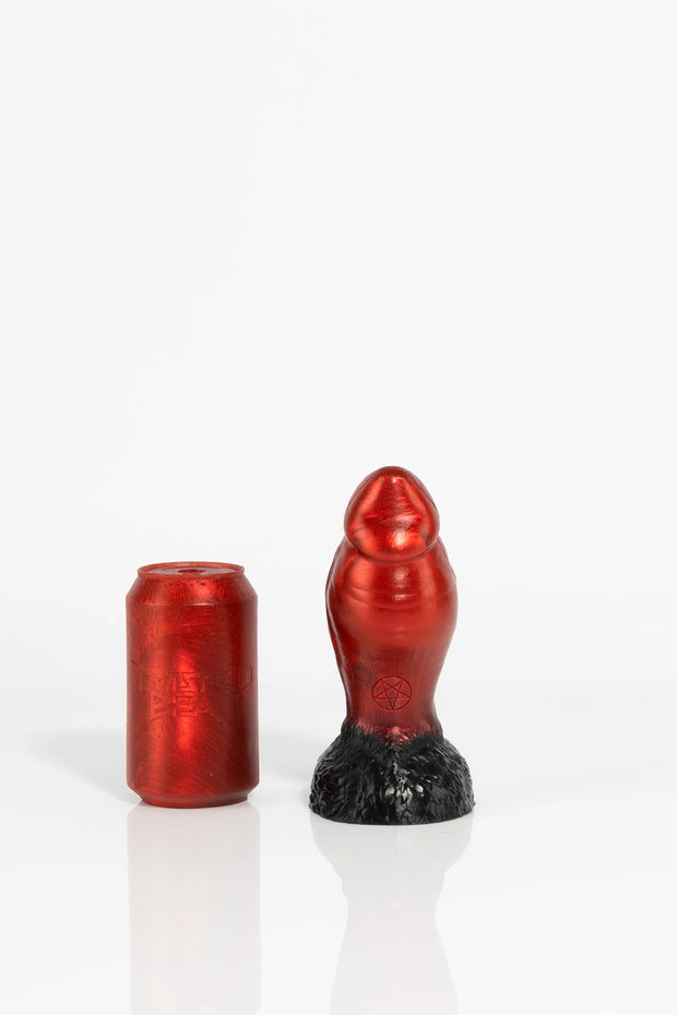 A product photo of a small Minotaur Dildo.