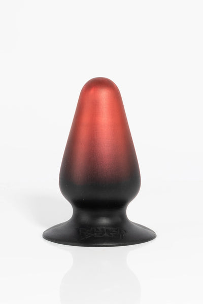 A product photo taken from the front of an anal butt plug by Twisted Beast.