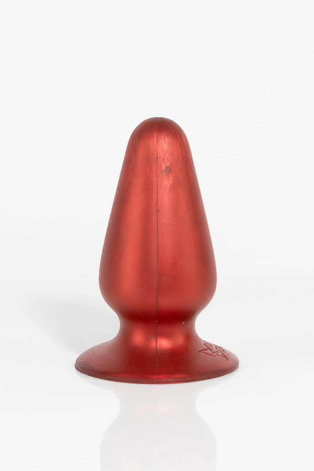 A red Anal butt plug by Twisted Beast.