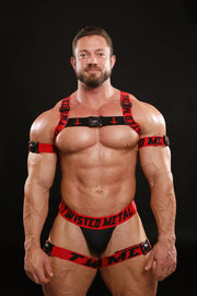 TWISTED METAL ARMBANDS (SET OF TWO)